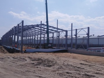 Металлическая конструкция производственно-складского цеха