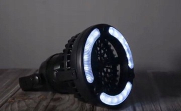 ВЕНТИЛЯТОР Вентилятор с батарейным питанием и светодиодной лампой для кемпинга