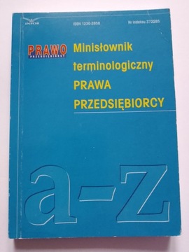 Minisłownik terminologiczny Prawa Przedsiębiorcy