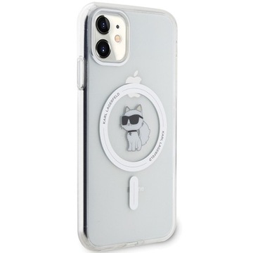 Оригинальный жесткий футляр IML Choupette MagSafe для IPHONE 11 Karl Lagerfeld IML