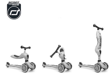 SCOOTANDRIDE 2w1 hulajnoga 1-5lat Blueberry