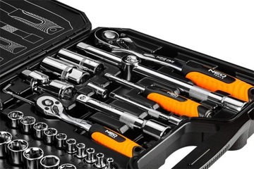 ZESTAW KLUCZY KLUCZE NASADOWE NEO 73SZT WALIZKA