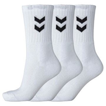 SKARPETY HUMMEL 3-PACK BASIC białe 022030-9001 r. 41-45