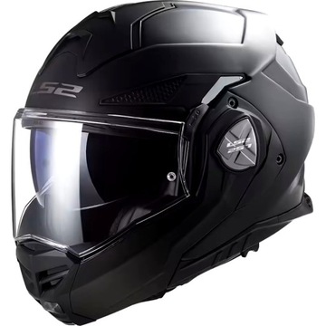KASK LS2 ADVANT X MATT BLACK ECE 22.06. & PJ PODNOSZONA SZCZĘKA ROZMIAR M