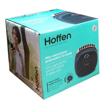 MINI WIATRAK WENTYLATOR PRZENOŚNY USB AKUMULATOROWY Z PASKIEM NA SZYJĘ C-Z