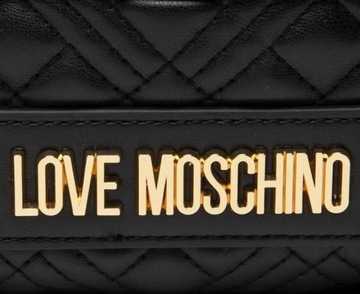 Love Moschino Torebka Nerka Saszetka Damska Pikowana Czarna JC4003PP0ELA0