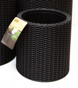 KETER DONICZKA CYLINDER PLANTER GRAFIT S