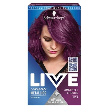 Schwarzkopf Live Farba włosów U69 Amethyst Chrome