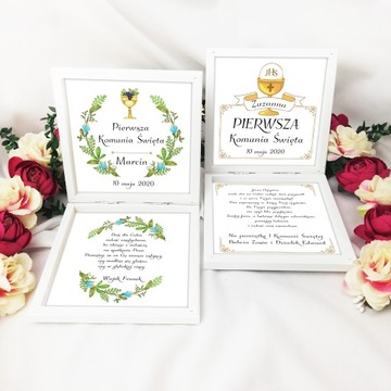 PUDEŁKO NA PIENIĄDZE ŻYCZENIA KOMUNIA ŚWIĘTA Y2