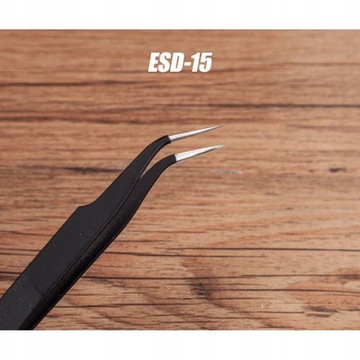 НАБОР ИЗ 6 ПРЕЦИЗИОННЫХ АНТИМАГНИТНЫХ пинцетов, ANTISTATIC ESD TECHREBAL