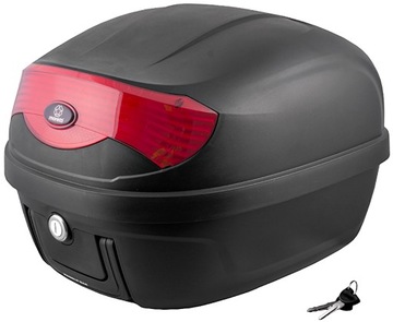 NOWY KUFER NA SKUTER MOTOCYKL Moretti 808 28L NA KASK RĄCZKA