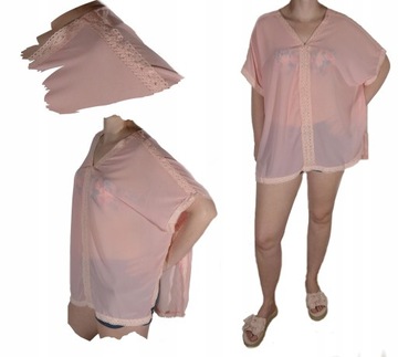 TUNIKA PLAŻOWA PAREO zwiewna NARZUTKA LETNIA R