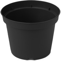 Doniczka produkcyjna, rozsadowa CZARNA 11cm PBN 0,