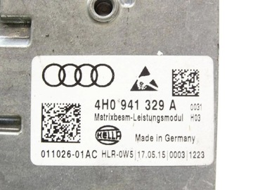 MĚNIČ MODUL LED MATRIX AUDI RS6 C7 RS7 4G 4H0941329A