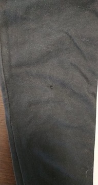 Adidas czarne legginsy defekt 36