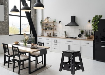 Podest składany podnóżek kuchenny pomocnik taboret wysoki 130 kg