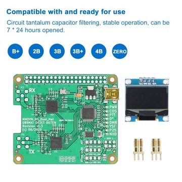 MMDVM Duplex Hotspot Board z OLED Display Wsparcie DMR P25 D Moduł OU