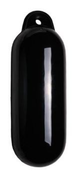 ODBIJACZ JACHTOWY 21X62 CM, CZARNY- 1 UCHO