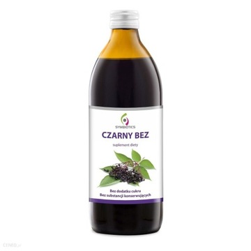 Sok z Czarnego Bzu 1L -naturalny bez cukru, wit.C!