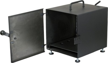 Камин для коптильни, сушилка, СТАЛЬ 1,5 мм + дымовые трубы + колено КОМПЛЕКТ