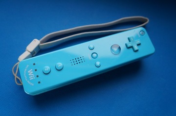 Контроллер NINTENDO WII REMOTE Motion RVL-036 BLUE + чехол