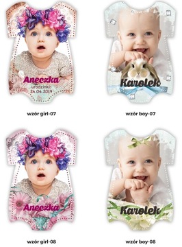 ФОТОМАГНИТ Выходные данные Спасибо Крещение День Рождения Годик + КОНВЕРТ