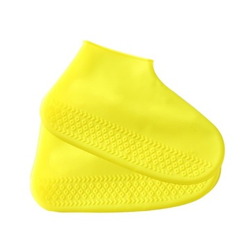 Бахилы силиконовые Водонепроницаемые многоразовые силиконовые бахилы Желтый M