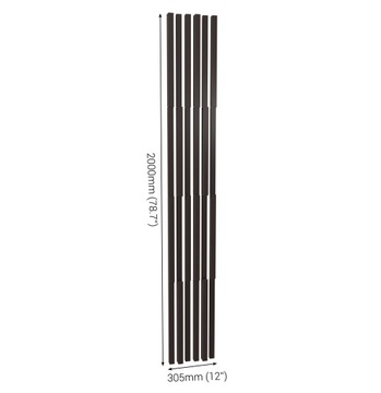 Акустические панели-ламели Настенные украшения «ПЛУТА-3» | Венге