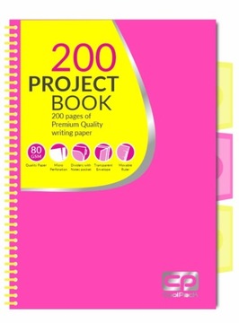 COOLPACK NEON KOŁOZESZYT PP A5 RÓŻOWY / new