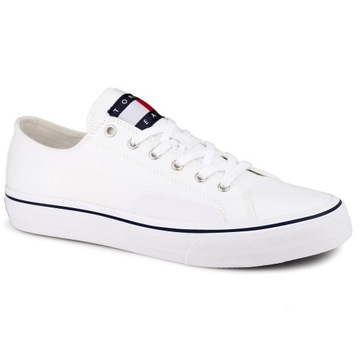 Buty, trampki męskie Tommy Jeans SKATE CANVAS ESS