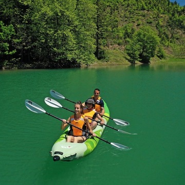 КАЯК АКВА МАРИНА надувной, пневматический БЕТТА, 3-местный + ВЕСЛО
