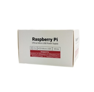 Блок питания для Raspberry Pi 3B+ 3B 3A 2B Zero MicroUSB 5.1V/2.5A 1.5m