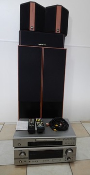 Kino domowe Denon AVR-1306 + DVD-1720 + Wharfedale Crystal 30 WH2 od L04