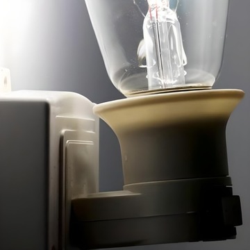 ПЕРЕХОДНИК, РАЗЪЕМ ЛАМПЫ, ВЫКЛЮЧАТЕЛЬ, 230В E27