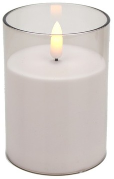 ŚWIECA LED w tubie + baterie w kpl. Wys. 10cm, średn. 7cm