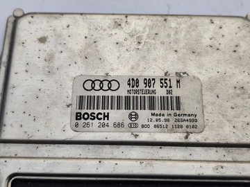 AUDI A8 D2 ŘÍZENÍ JEDNOTKA MOTORU 4D0907551M