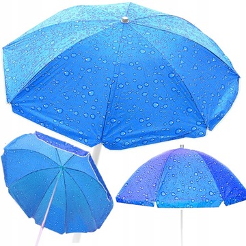 DUŻY PARASOL PLAŻOWY BALKONOWY 225cm OGRODOWY HAWAJSKI NA TARAS PLAŻĘ OGRÓD