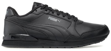 Мужская спортивная обувь Puma St Runner удобные кроссовки черные 44.5