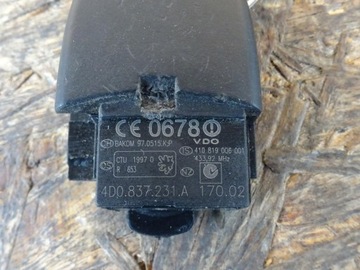AUDI A3 S3 8L TT 8N A4 B6 A6 C5 KLÍČEK OVLÁDAČ OEM 4D0837231A