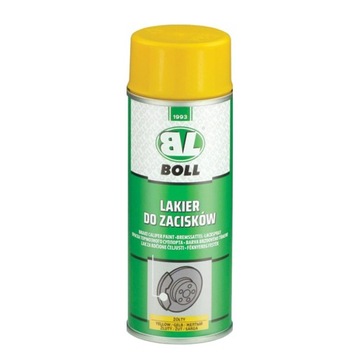 BOLL SPRAY LAKIER DO ZACISKÓW 400ML ŻÓŁTY