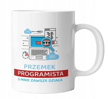 ŚMIESZNY KUBEK PREZENT - programisty, informatyka