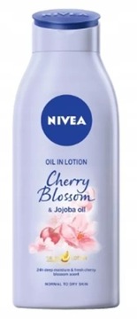 Balsam OLEJEK W BALSAMIE NIVEA KWIAT WIŚNI JOJOBA 400ML