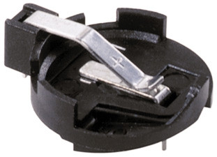 KOSZYK NA BATERIE TYP CR2032 (3V) Z BLOKADĄ 2-SZT