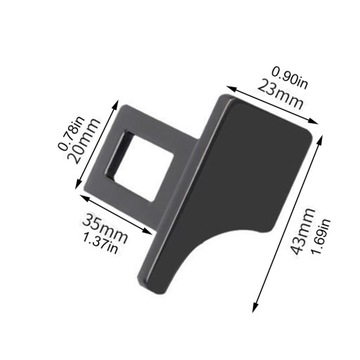 2x ЗАГЛУШКА РЕМНЕЙ БЕЗОПАСНОСТИ