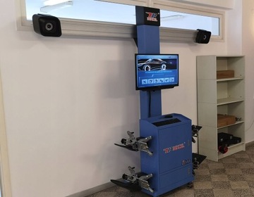 3D-устройство для установки колес автомобиля