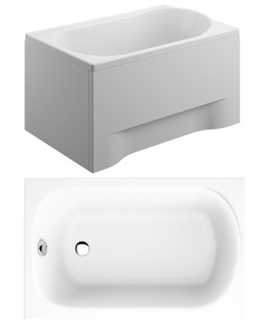 WANNA AKRYLOWA Z PRZEDNIĄ OBUDOWĄ 110X70 POLSKA