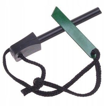 KRZESIWO MAGNEZOWE SURVIVAL ZAPALARKA ROZPAŁKA MIN