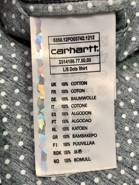 CARHARTT DOTS Koszula Męska w Kropeczki Logo r. S