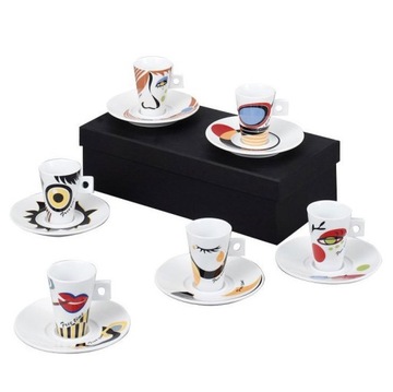 FILIŻANKI DO KAWY ESPRESSO 50ml x 6 szt ZELLER
