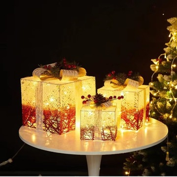 OZDOBA PREZENT LED KPL.3 SZT.